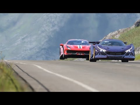 Apollo Intensa Emozione vs Ferrari 488 Pista at Highlands
