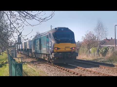 68016/68004 6c51 Sellafield - Heysham flasks, Good Friday 2nd April 2021