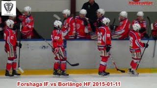 preview picture of video 'Forshaga IF vs Borlänge HF 2015 01 11'