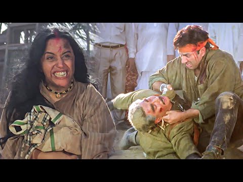 कात्या को पागल औरत का लगा शाप - देखा, कुत्ते की मौत मरा तू - Ghatak - Part 5 - Sunny Deol Movie