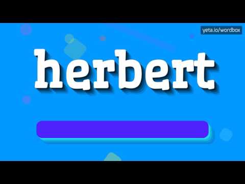 HERBERT - HOW TO PRONOUNCE HERBERT?