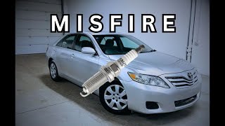 Toyota Camry 2.5L Spark Plugs Replacement (2009-2017) Misfire Fixed!