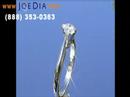 14K White Gold Diamond Solitaire Ring - JD100