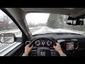 2018 Ram 1500 Sport Crew Cab 4x4 - POV Winter Driving Impressions (Binaural Audio)