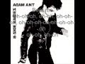 Adam and the Ants - Beat my Guest Lyrics