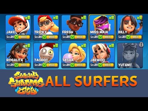 Subway Surfers City Gameplay | All Characters | New Update & High Score Run