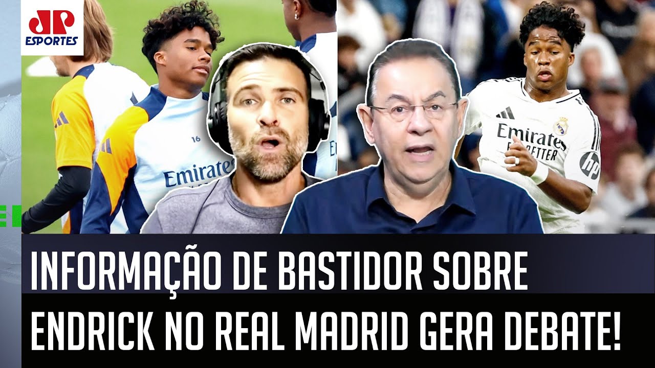 SERÁ??? "A INFORMAÇÃO que SAIU HOJE é que o Endrick no Real Madrid NÃO QUER TER o..." VEJA DEBATE!
