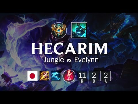 ヘカリム Jungle vs イブリン - JP Challenger Patch 8.15