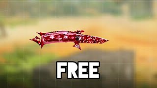 How to get FOLDING KNIFE for Free [Codm] 😲 ?