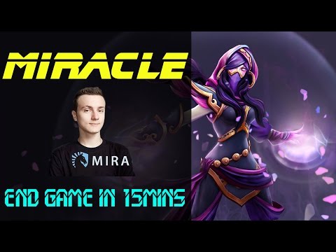Miracle - Templar Assassin - End game in 15mins (Full game)