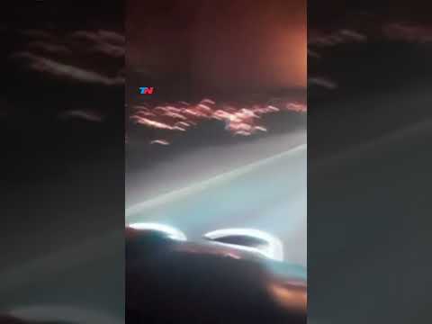 VORAZ INCENDIO FORESTAL EN CAFAYATE: el fuego ya consumió más de 200 hectáreas