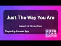 Just The Way You Are Bruno Mars Karaoke Magicsing Karaoke App