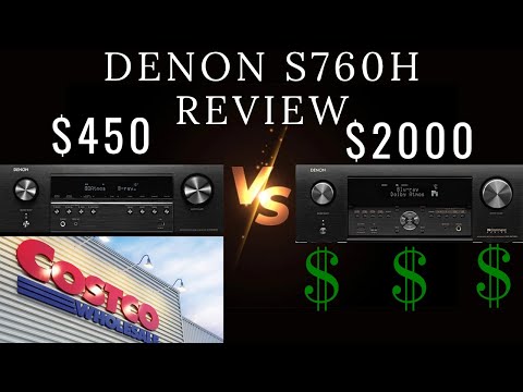 Denon AVR-S760H Review: Costco Excellent Value HDMI 2.1 4k 120Hz VRR Receiver Vs X4700H