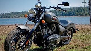2015 Victory Gunner vs. Harley Softail Slim Part 2 - MotoUSA