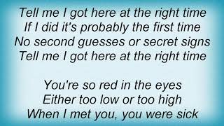 Josh Ritter - Here At The Right Time Lyrics