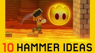 10 Ideas with the Super Hammer - Super Mario Maker 2