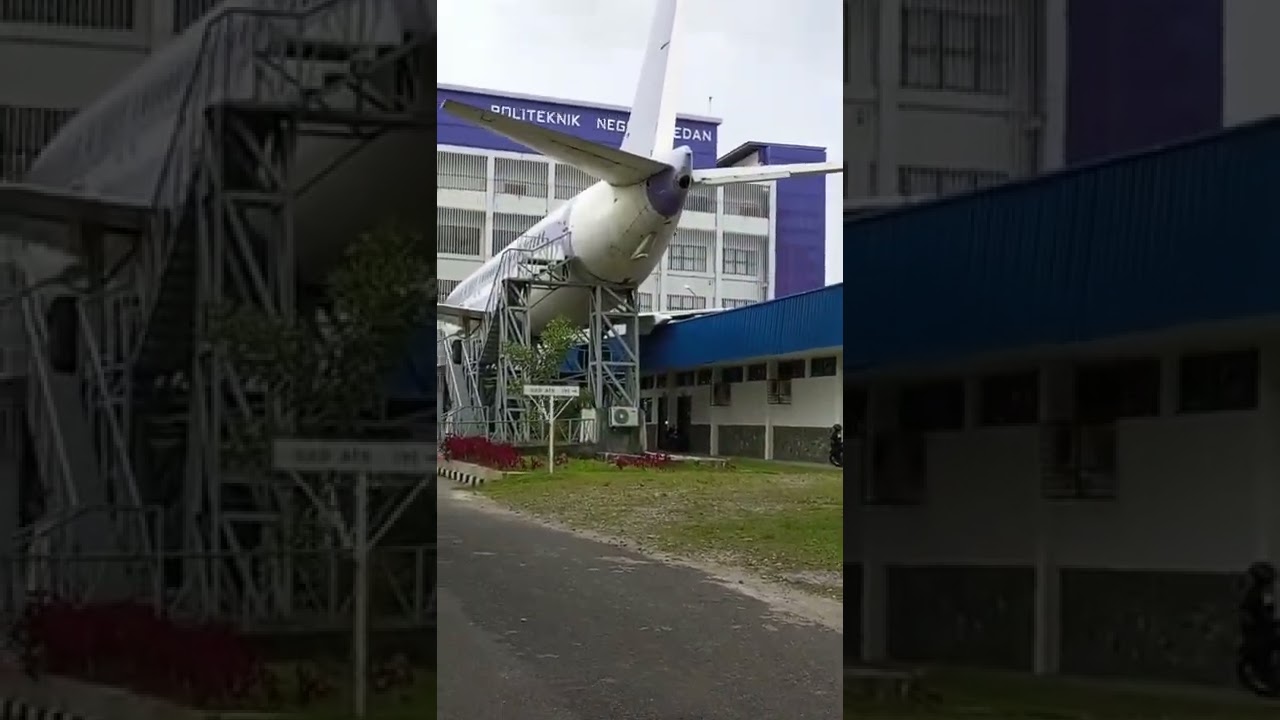 Kampus Ungu #polmed #medan #kampusungu #sumut #purple #kampusmerdeka #shorts  #5second