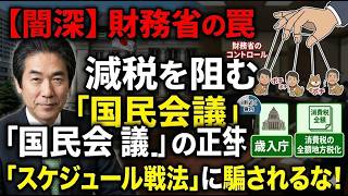 【闇深】消費税減税を阻む財務省の巧妙な罠。国民会議の正体と「スケジュール戦法」を徹底解説