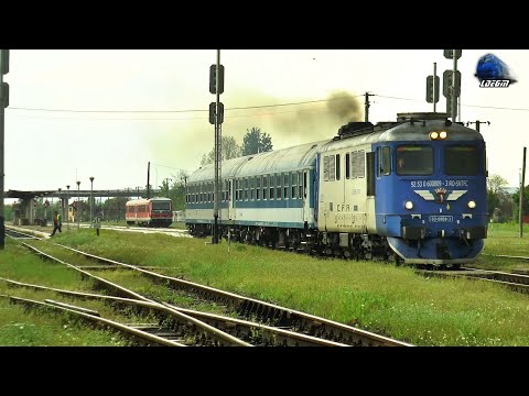 Trenurile Serii in Gara Satu Mare 🚂🚂 Evening Trains in Satu Mare Station - 03 May 2022