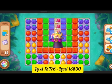 Gardenscapes ( Level 13476 - Level 13500 ) - All Puzzles - Gameplay PART - 590