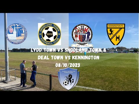 DOUBLE SCEFL GROUNDHOP - Lydd Town 2-0 Snodland Town & Deal Town 2-0 Kennington 08/10/2023