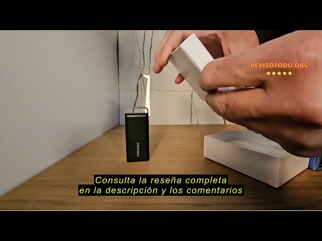 Vídeo relacionado con Samsung T5 EVO 8TB, hasta 460MB/s, USB 3.2 Gen 1, SSD Externo, soporta caidas de hasta 2m, para Creadores de Contenido, Youtubers, Copia de Seguridad y Gaming, Mac Compatible, MU-PH8T0S