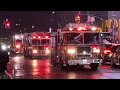 FDNY Responding With Blaring Sirens And Airhorns In Midtown Manhattan