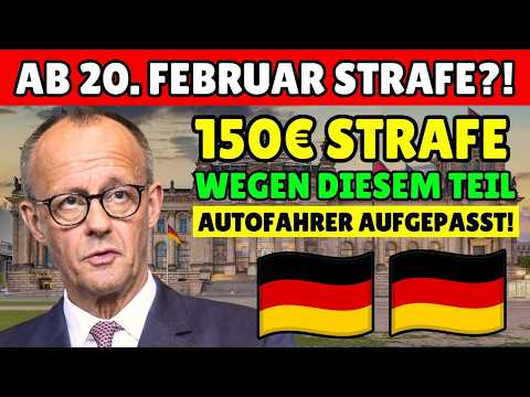 🚨 Warnung für deutschen Autofahrer Ab dem 16. Februar müssen Sie dies in Ihrem Auto mitführen