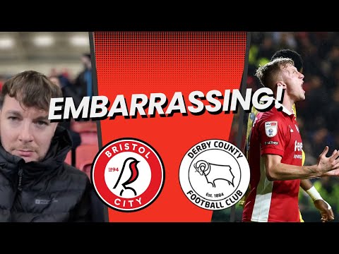 A NIGHT TO FORGET AS BRISTOL CITY ARE DESTROYED BY DERBY - MATCH DAY VLOG