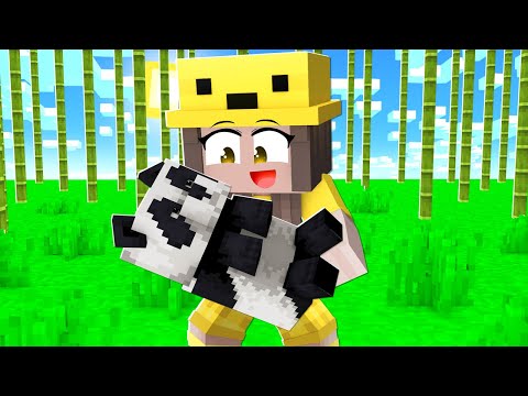 My Panda Had a Super Rare and Cute Baby – Minecraft Big Vanilla