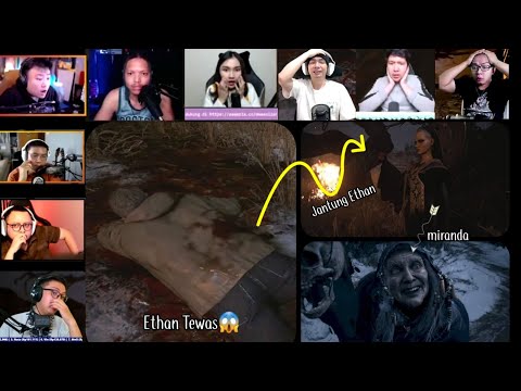 Ekspresi Gamers Saat Jantung Ethan Di Cabut Miranda - Resident Evil Village Indonesia