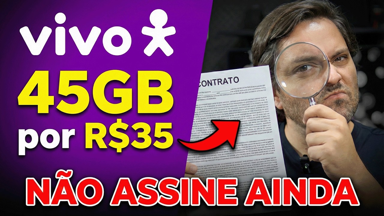 Vivo lança plano de 45GB por R$35: Vale a pena ou é enganação?