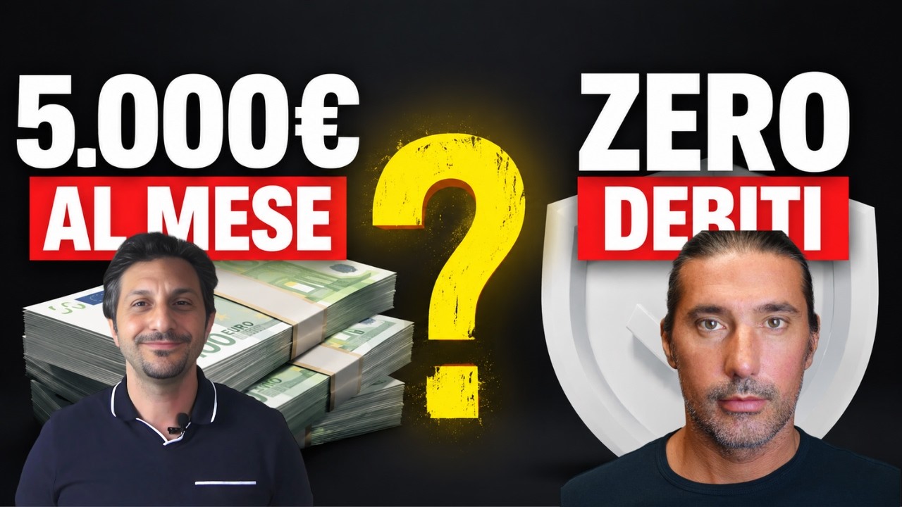 5.000€ al MESE, zero DEBITI: dov'è il PROBLEMA?