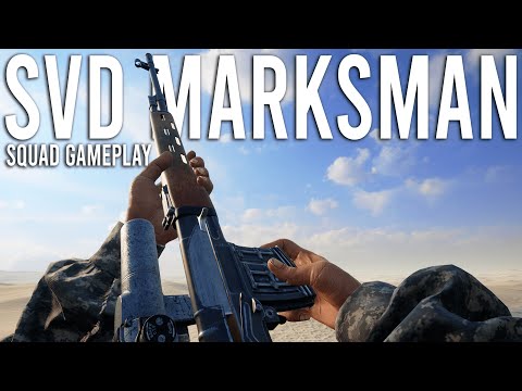 SQUAD 50 vs 50 - SKS And SVD Marksman Gameplay