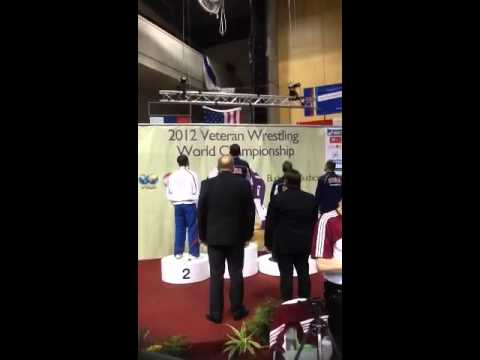 2012 Veteran Freestyle Worlds, Div B, 85 kg, Medals ceremony
