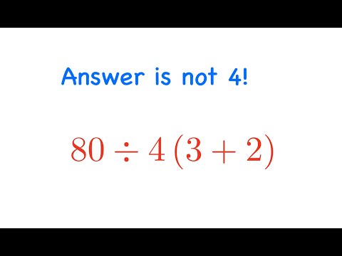 Answer is not 4! Many do it wrong!