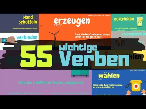 Deutsch für Dich #1: 55 wichtige Verben mit Beispielen *im Alltag