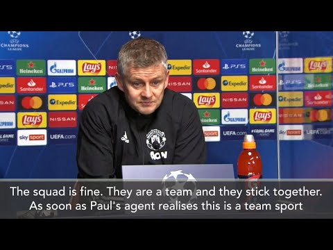 Solskjaer Hits Back At Pogba's Agent Mino Raiola