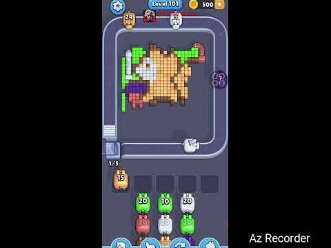 Pixel Flow Level 101 Walkthrough