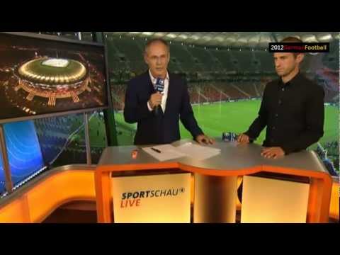 Deutschland-Italien 2012 ARD Postmatch mit Mehmet Scholl