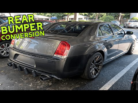 HOW TO CHANGE REAR BUMPER ON A CHRYSLER 300 | CHRYSLER 300 REAR BUMPER CONVERSION | CHRYSLER 300 MOD