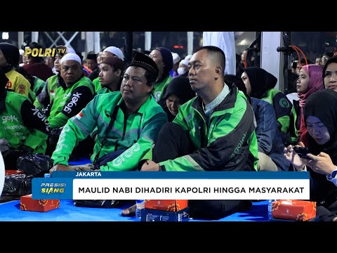 OJEK ONLINE SAMBUT POSITIF DOA BERSAMA DALAM PERINGATAN MAULID NABI DI POLDA METRO JAYA