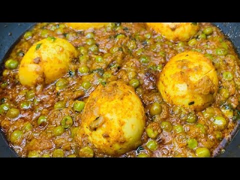 Anda Matar Masala | Restaurant Style Egg Curry | Egg Matar | Quick And Easy Anda Matar Masala Recipe