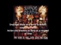 Silence is Deafening Napalm Death With Lyrics HD
