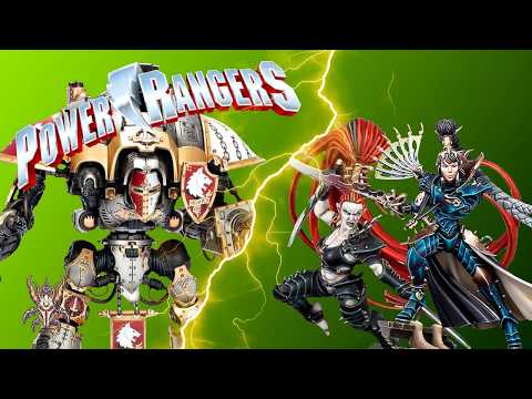 POWER RANGER Imperial Knights vs Drukhari Warhammer 40000 Battle Report | Skaredcast