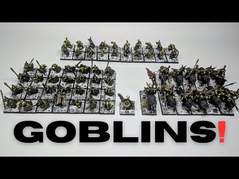 Painting a Goblin Army in less than 24hrs