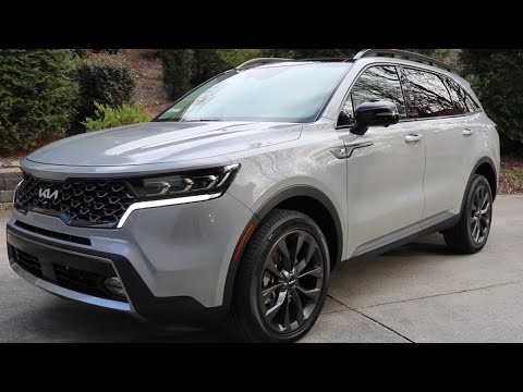 The 2022 Kia Sorento X-Line Prestige AWD Is A Sleek Mid-Sized SUV!!!