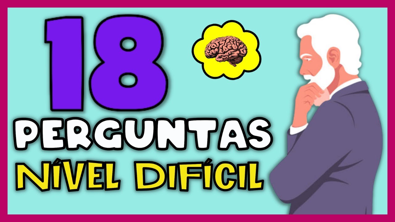 QUIZ DE CONHECIMENTOS GERAIS DIFÍCIL | 18 PERGUNTAS PARA AGUÇAR SUA VISÃO GERAL DO SABER | NOVO QUIZ