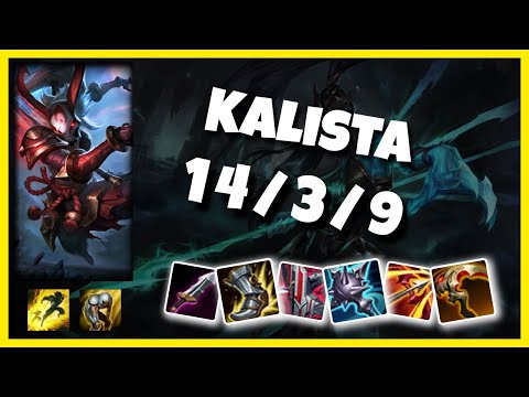 Kalista Gameplay Challenger Replay S11 - 11.5 Bot Lane (14/3/9) - EU
