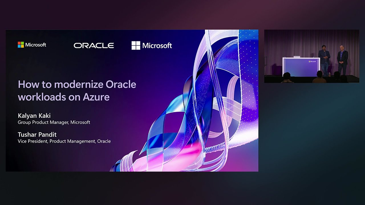 How to Modernize Oracle Workloads on Azure | BRK162 - Tech Hub